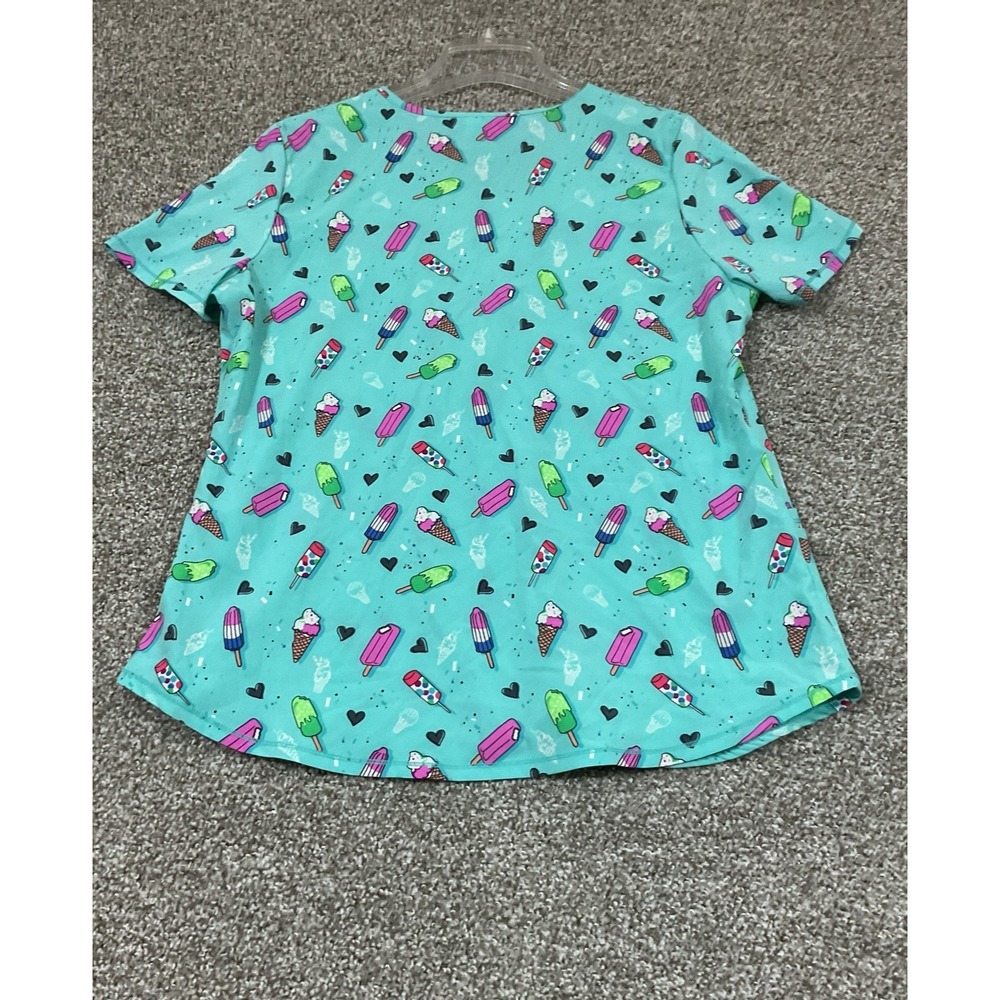 Lot Of 3 Scrubstar Pink NWT Top & EUC Bottom PLUS EUC Ice Cream Top Sz M - Picture 10 of 16
